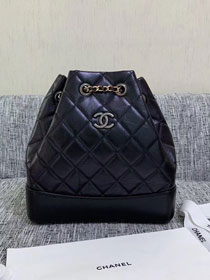 2019 CC original Iridescent aged calfskin gabrielle backpack A94485 black