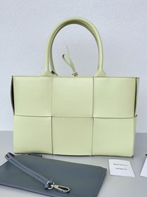 BV original lambskin medium arco tote bag 609175 lemon washed