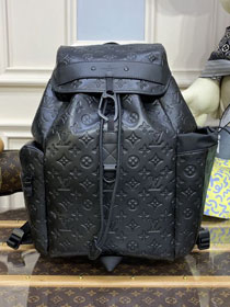 Louis vuitton original calfskin discovery backpack M43680 black