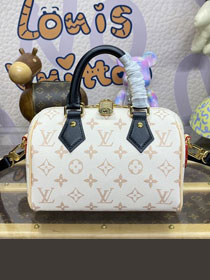 Louis vuitton original monogram canvas speedy 20 M46906 white