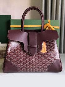 Goyard original canvas saigon tote bag GY0106 burgundy