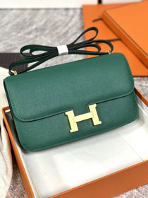 Hermes original epsom leather constance elan bag C026 malachite