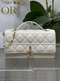 Dior original lambskin my dior mini bag S0980 white