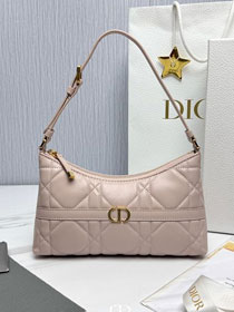 Dior original lambskin miss caro cigale mini bag S5232 light pink