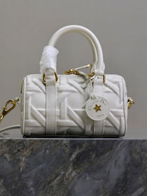 Dior original calfskin groove 17 nano bag S4000-2 white