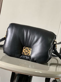 Loewe original lambskin mini goya puffer bag A896W56 black