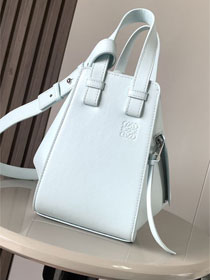 Loewe original calfskin small hammock bag A538H13 light blue