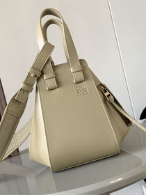 Loewe original calfskin small hammock bag A538H13 light green 