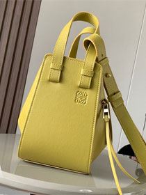 Loewe original calfskin small hammock bag A538H13 yellow