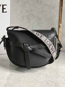 Loewe original calfskin small gate dual bag A650T20 black