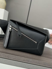 Loewe original calfskin small puzzle bumbag B510SE black