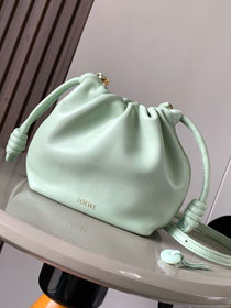 Loewe original lambskin mini flamenco purse A914CBP light green