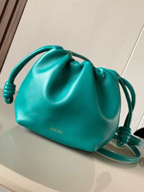 Loewe original lambskin mini flamenco purse A914CBP turquoise