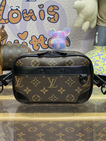 Louis vuitton original monogram canvas nano alpha messenger bag M82543