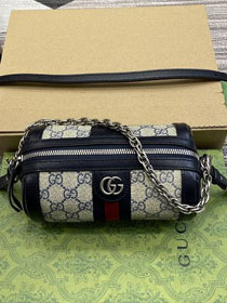 GG original canvas ophidia mini shoulder bag 795208 blue