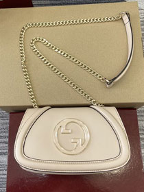 GG original calfskin blondie small shoulder bag 815711 light pink