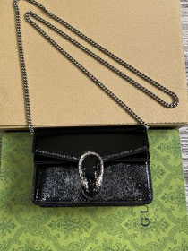 GG original shiny calfskin dionysus mini bag 795368 black
