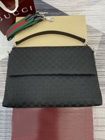 GG original canvas large crossbody bag 821616 black