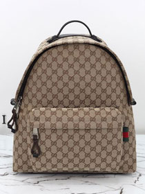 GG original canvas medium backpack 824624 beige