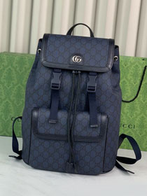 GG original canvas ophidia small backpack 792114 blue