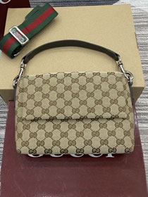 GG original canvas small crossbody bag 821617 beige