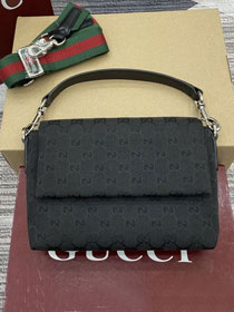 GG original canvas small crossbody bag 821617 black