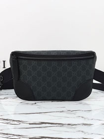 GG original canvas emblem medium belt bag 821162 black