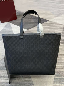 GG original canvas totissima medium tote bag 788203 black