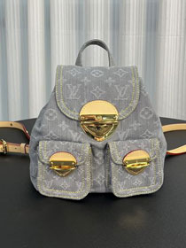 Louis vuitton original denim venice backpack M13031 grey
