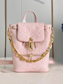 Louis vuitton original lambskin coussin backpack mini M13389 pink