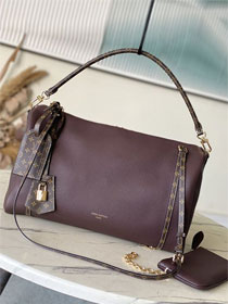 Louis vuitton original calfskin speedy soft 40 M13668 bordeaux