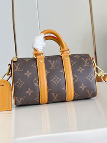 Louis vuitton original monogram calfskin keepall 25 M14026 brown