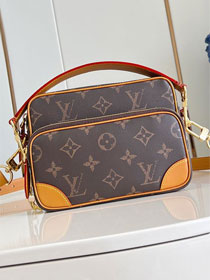 Louis vuitton original monogram calfskin nil city bag M14025 brown