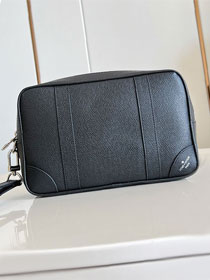 Louis vuitton original taiga leather pochette kasai M30939 black
