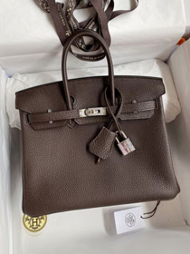 Hermes original togo leather birkin 30 bag H30-1 ebene