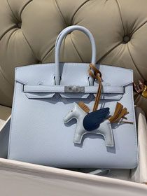 Hermes sellier original epsom leather birkin 35 bag H35-3 azur