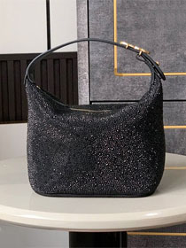CC original lambskin mini hobo bag  AS5529 black
