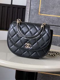 CC original lambskin mini top handle bag AP4516 black