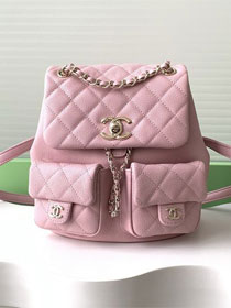 CC original grained calfskin backpack AS3860 pink