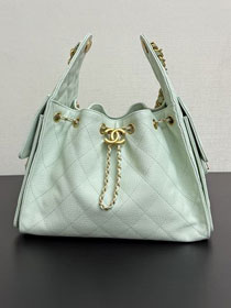 CC original grained calfskin 25 small handbag AS5293 light green
