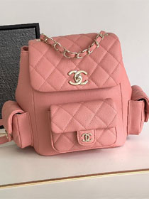 CC original grained calfskin backpack AS3860 pink