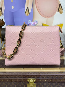 Louis vuitton original lambskin coussin pm bag M20760 light pink