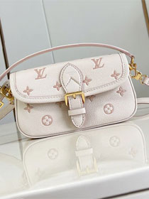 Louis vuitton original calfskin nano diane M13642 white