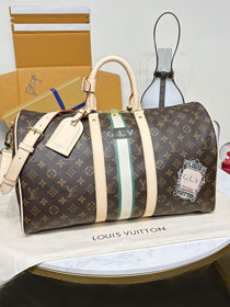 Louis vuitton original monogram canvas keepall 45 P01944