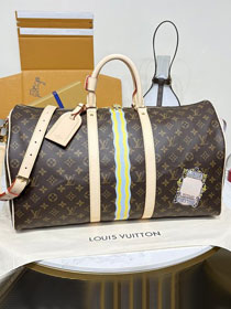 Louis vuitton original monogram canvas keepall 50 P01945