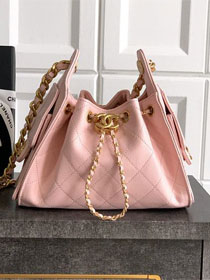CC original grained calfskin 25 mini handbag AS5631 pink
