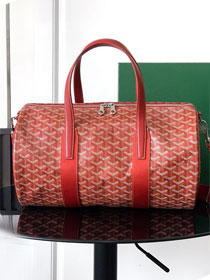 Goyard original canvas barrel 40 sports bag GY0124 red