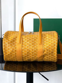 Goyard original canvas barrel 40 sports bag GY0124 yellow