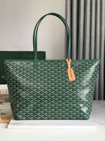 Goyard original canvas artois mm handbag GY0130 green
