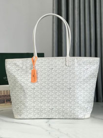Goyard original canvas artois mm handbag GY0130 white